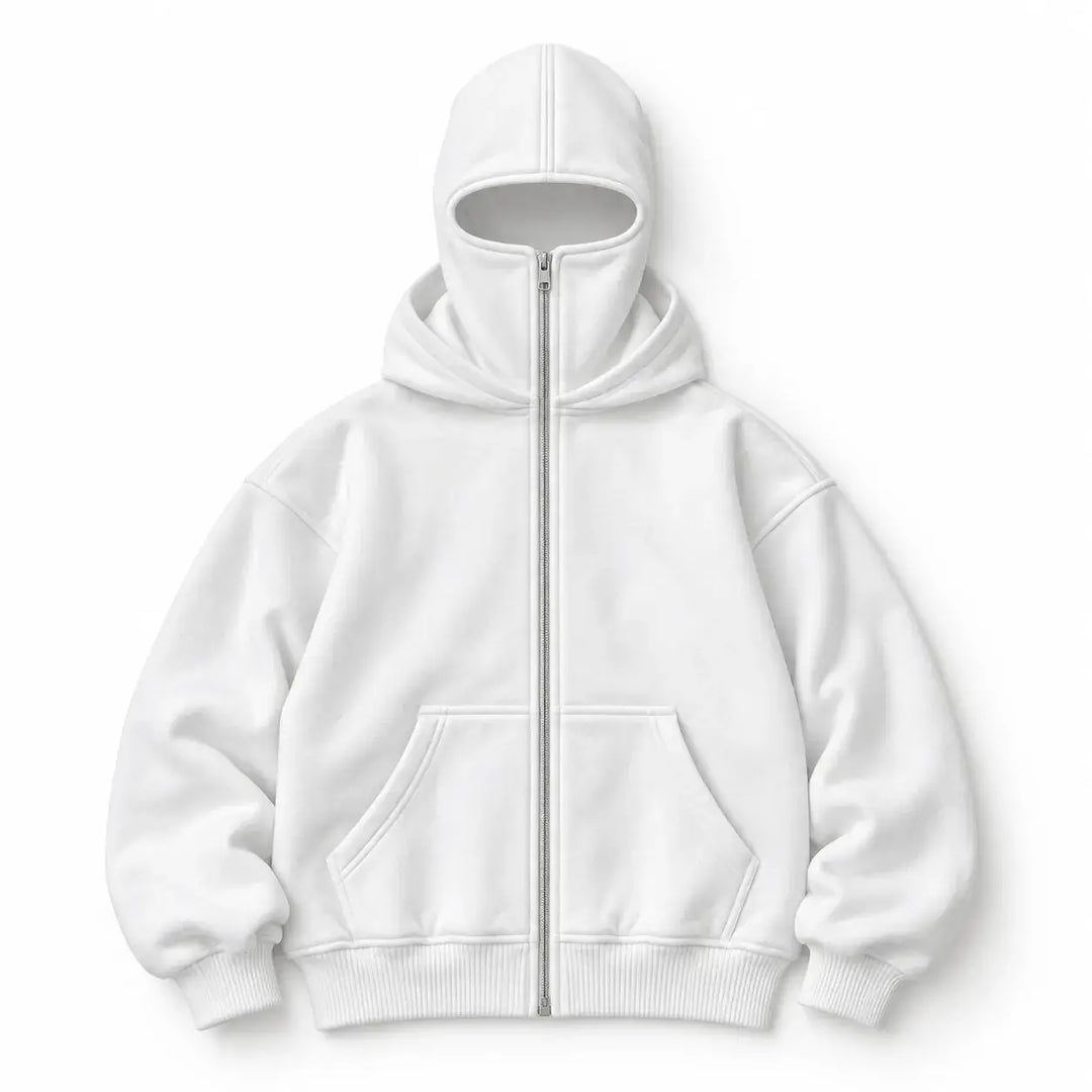 ANTI SOCIAL BALACLAVA ZIP-UP HOODIE