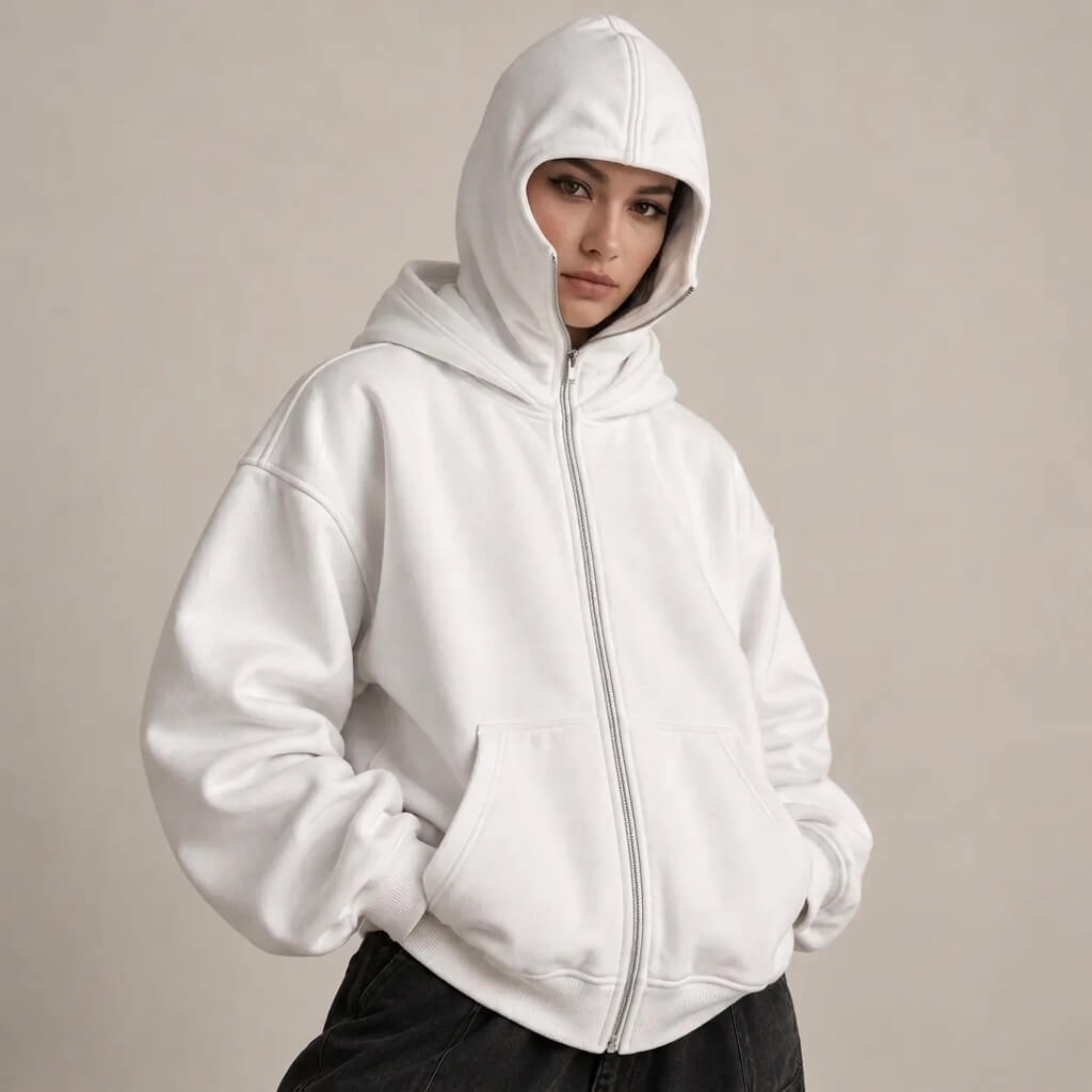 ANTI SOCIAL BALACLAVA ZIP-UP HOODIE
