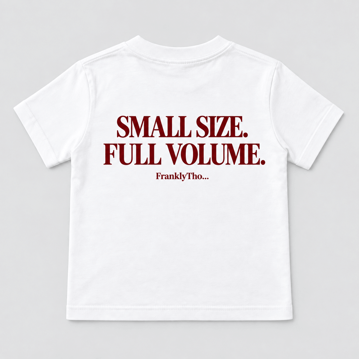 SMALL SIZE. FULL VOLUME.